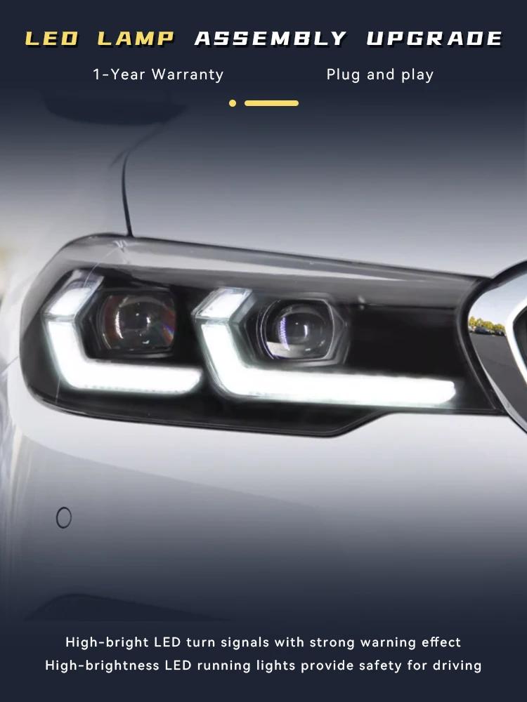BMW 5 ø ڵ  Ʈ, G30, G38, 525, 528 530, 2018-2020 ׷̵ Ʈ , LED , DRL , ڵ ׼